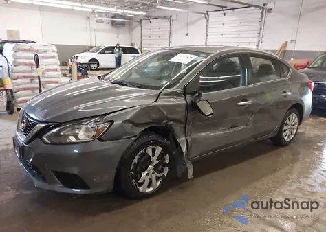 2019 Nissan Sentra S из США, поврежденный, VIN 3N1AB7AP2KY258518